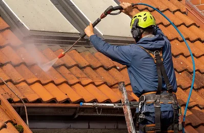 Démoussage et hydrofuge de toiture à Néfiach